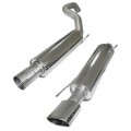 Piper exhaust Vauxhall Corsa D Turbo SRI- Cat Back System without centre silencer A,B,C,D